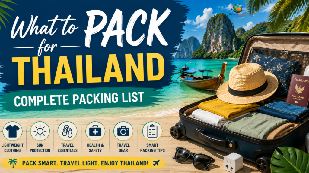 What to Pack for Thailand: Complete Packing List 2026