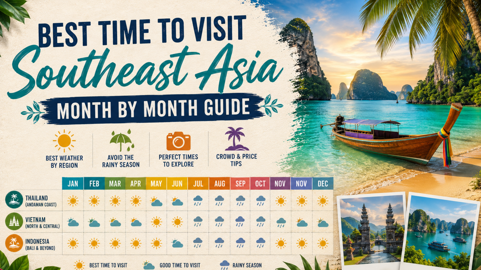 Best Time to Visit Southeast Asia