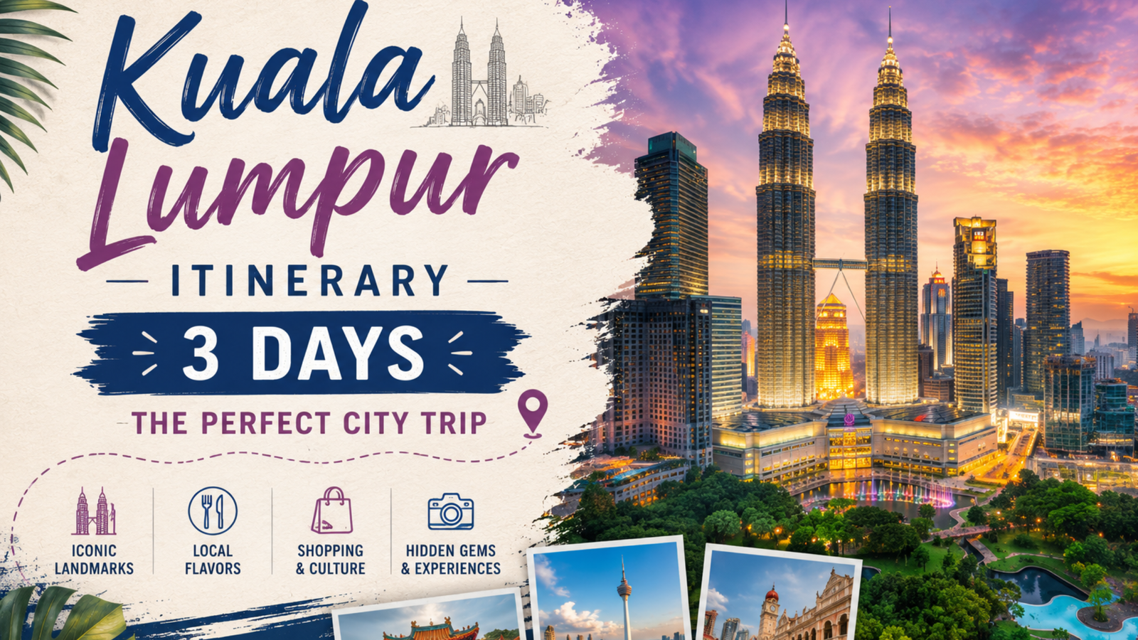 Kuala Lumpur 3 day itinerary
