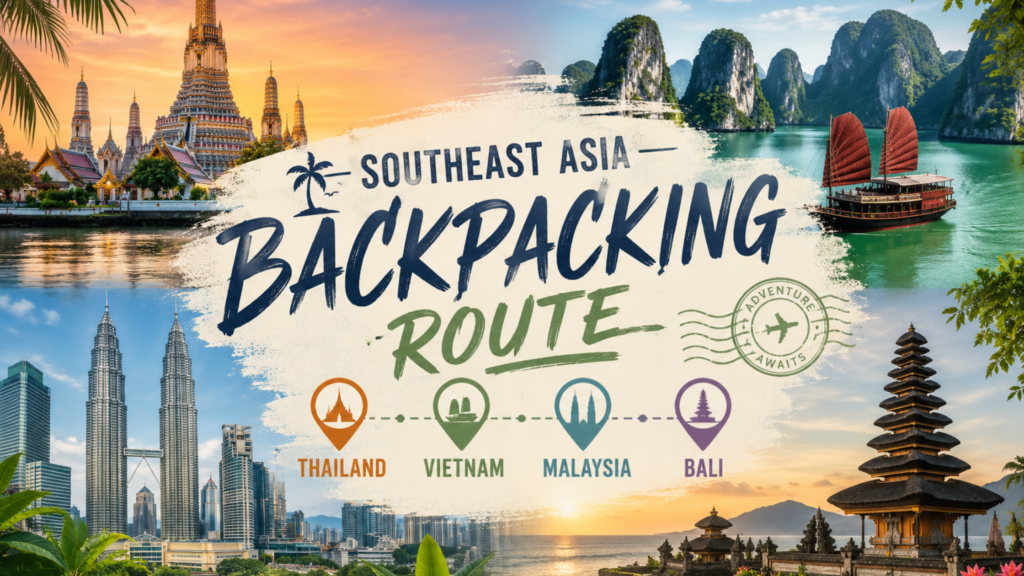 Southeast Asia Backpacking Route