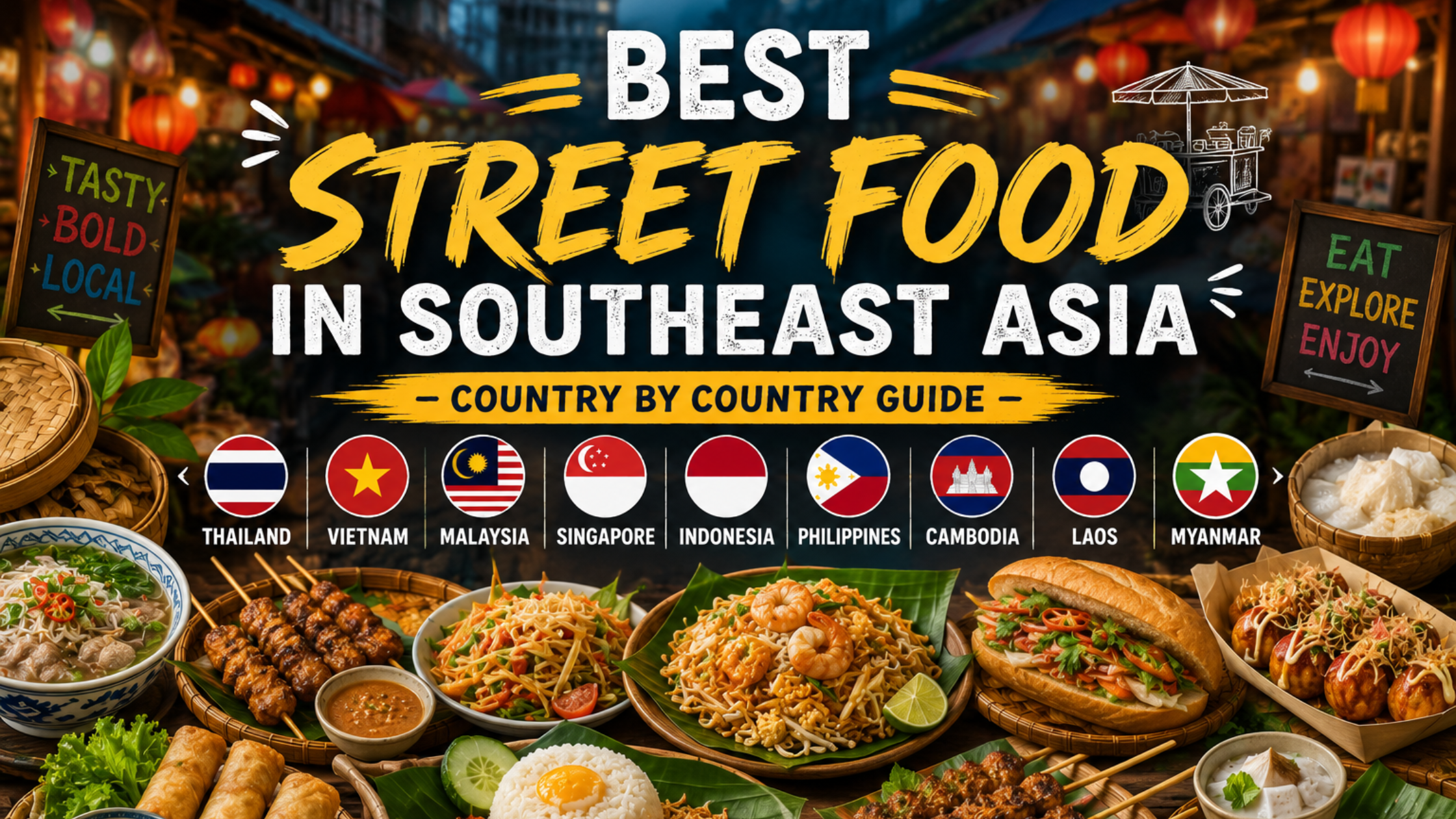 Best Street Food in Southeast Asia: Country by Country Guide